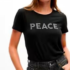 GAP CREWNECK PEACE TEE
